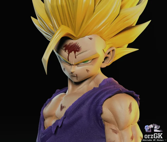 2％ Studio - Dragon Ball 1/1 Super Saiyan 2 Son Gohan - Image 4