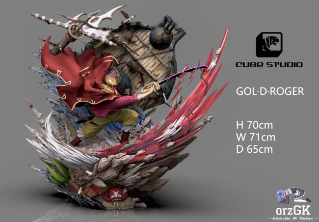 CUBE Studio - One Piece Gol D. Roger Large Scale Statue