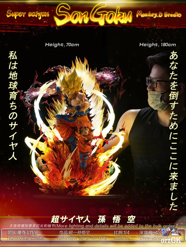 Monkey.D Studio - Dragon Ball Series Super Saiyan Son Goku - Image 5