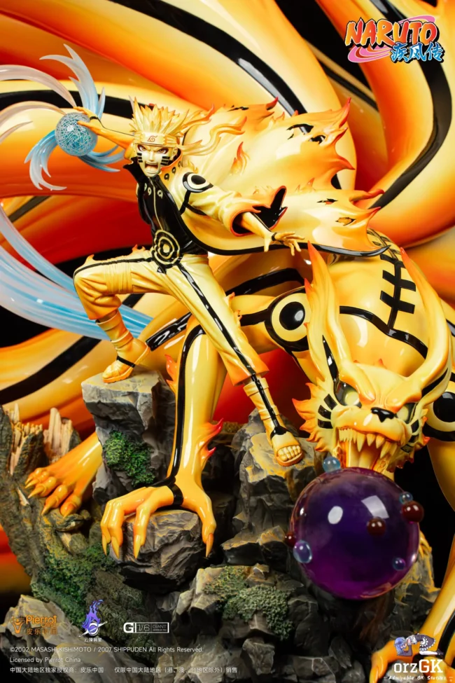 Pickstar Studio - Naruto Genuine Authorization Kurama Link Mode naruto Uzumaki 1/6 Statue (Licensed) - Image 10