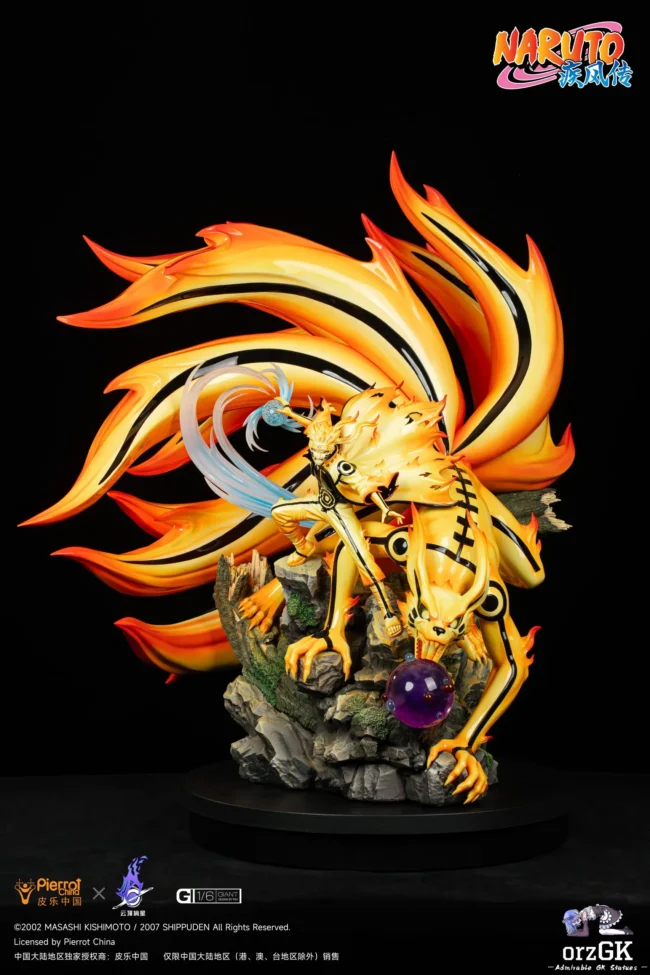 Pickstar Studio - Naruto Genuine Authorization Kurama Link Mode naruto Uzumaki 1/6 Statue (Licensed) - Image 5