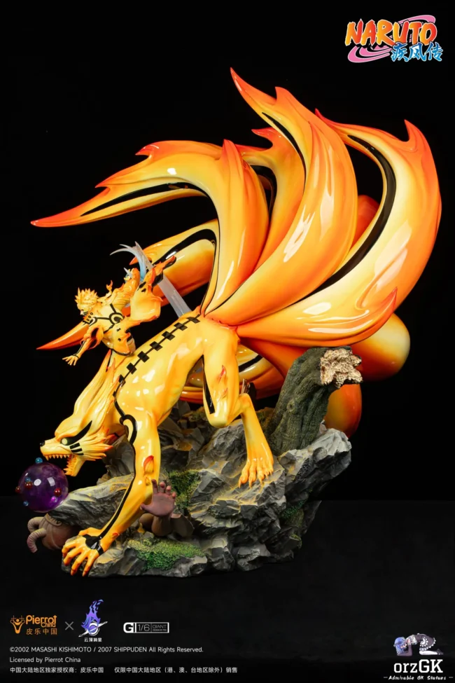 Pickstar Studio - Naruto Genuine Authorization Kurama Link Mode naruto Uzumaki 1/6 Statue (Licensed) - Image 7