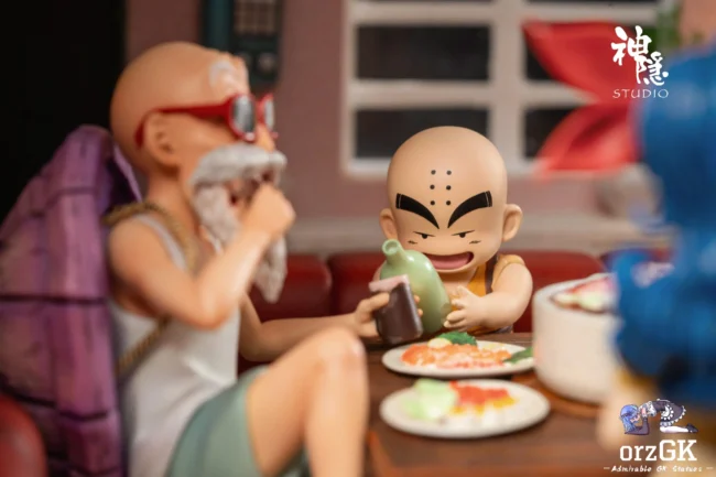 Shen Yin Studio - Dragon Ball Food Series Kame House is open for dinner  Son Goku & Master Roshi & Launch & Kuririn - Image 10