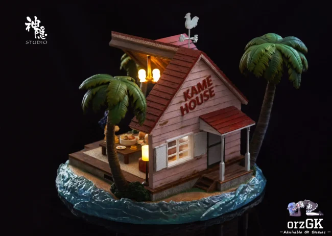 Shen Yin Studio - Dragon Ball Food Series Kame House is open for dinner  Son Goku & Master Roshi & Launch & Kuririn - Image 4