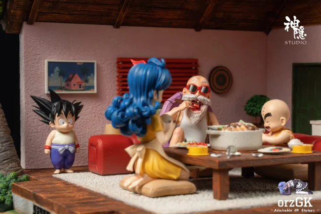 Shen Yin Studio - Dragon Ball Food Series Kame House is open for dinner  Son Goku & Master Roshi & Launch & Kuririn - Image 9